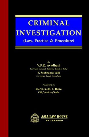 Read Online Criminal Investigation (Law, Practice & Procedure) - V.S.R. Avadhani file in ePub
