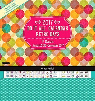 Read Online Orange Circle Studio 17-Month 2017 Do It All Magnetic Wall Calendar, Retro Days (Do It All Wall) -  file in ePub
