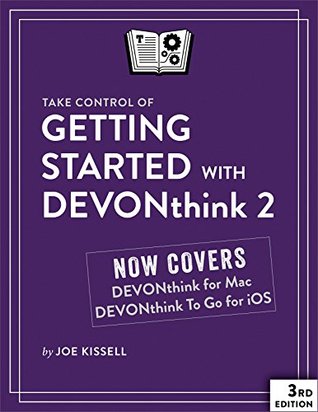 Full Download Take Control of Getting Started with DEVONthink 2 - Joe Kissell file in ePub