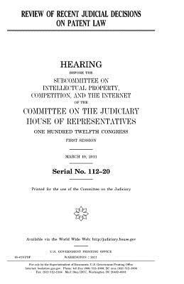 Download Review of Recent Judicial Decisions on Patent Law - U.S. Congress file in ePub
