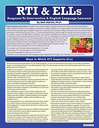 Read Online RTI & ELLs: Response To Intervention & English Language Learners - Seth Aldrich file in ePub