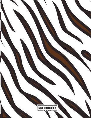 Read Sketchbook: Tiger Pattern on White Cover (8.5 X 11) Inches 110 Pages, Blank Unlined Paper for Sketching, Drawing, Whiting, Journaling & Doodling -  file in ePub