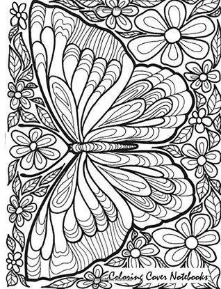 Download Coloring Cover Sketchbook (Butterfly): Sketchbook for sketching, drawing, writing, research, and journaling with coloring design on cover for therapy,  Notebooks, Sketchbooks, and Journals) - Mindfulness Coloring Books | PDF