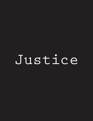 Download Justice: Notebook Large Size 8.5 X 11 Ruled 150 Pages -  | PDF