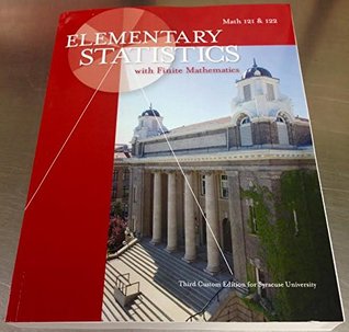 Read Elementary Statistics with Finite Mathematics MATH 121& 122 - Syracuse University file in ePub