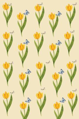 Read Online Sketchbook: Butterflies and Yellow Flowers 6x9: Blank Journal with 160 Unlined, Unruled Pages -  | PDF