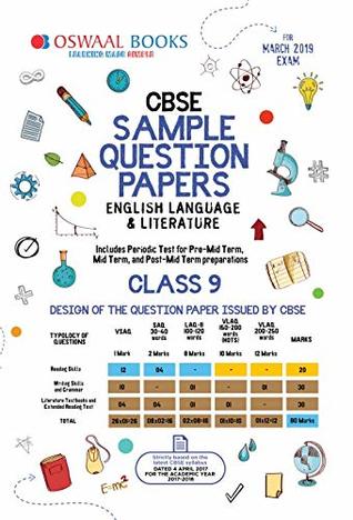 Read Online Oswaal CBSE Sample Question Paper Class 9 English Language and Literature (For March 2019 Exam) - Panel of Experts | ePub