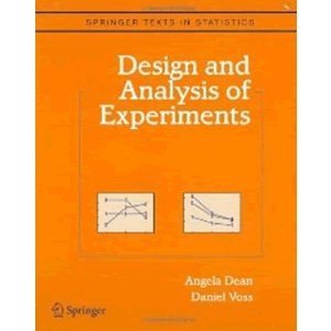 Read Online Design And Analysis Of Experiments (Springer Texts In Statistics) - DEAN ANGELA ET.AL file in ePub