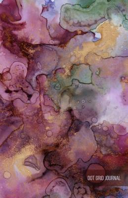 Full Download Dot Grid Journal: Light Colorful Marble Ink Splash Dotted Notebook -  | ePub