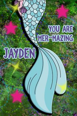 Download You Are Mer-Mazing Jayden: Wide Ruled Composition Book Diary Lined Journal Green with Mermaid Tail - Lacy Shwimmer | ePub