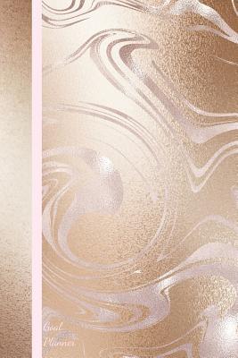 Read Goal Planner: Monthly Undated 12 Month Calendar Journal Pink & Gold Organizer Notebook -  file in PDF
