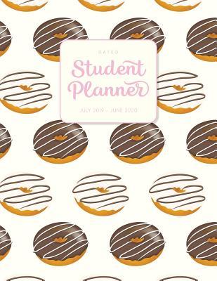 Read Online Dated Student Planner July 2019 - June 2020: High School or Middle School Planner - Black and White Donuts - Juliana Orenji file in PDF