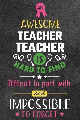 Read An Awesome Swimming Teacher Is Hard to Find Difficult to Part with and Impossible to Forget: Blank Line Teacher Appreciation Journal / Retirement / Thank You / Year End Gift (6 X 9 - 110 Wide Pages) - Thrice Publishing file in ePub