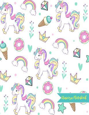 Read Online Unicorn Notebook: Cute Kawaii Journal and Diary Large 8.5 x 11 Matte Cover with Blank Lined Ruled White Paper Interior - Perfect for School, Gifts for Kids (Girls and Boys), Party Favors for Birthday, Activity Book for Arts and Crafts - Maryjane Petersen file in PDF