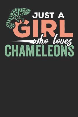 Read Online Just a Girl who loves Chameleons: Lined Journal Lined Notebook 6x9 110 Pages Ruled -  file in PDF