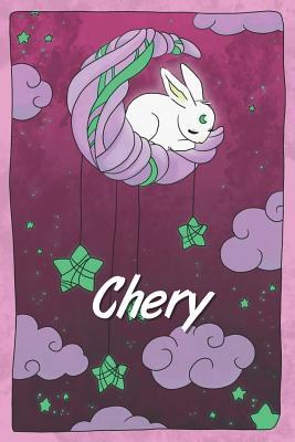 Download Chery: personalized notebook sleeping bunny on the moon with stars softcover 120 pages blank useful as notebook, dream diary, scrapbook, journal or gift idea - Jenny Illus file in PDF
