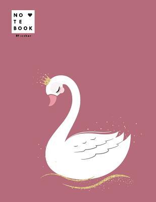 Read Online Notebook by c cher: Princess Swan cover and Dot Graph Line Sketch pages, Extra large (8.5 x 11) inches, 110 pages, White paper, Sketch, Notebook journal - C Cher | ePub