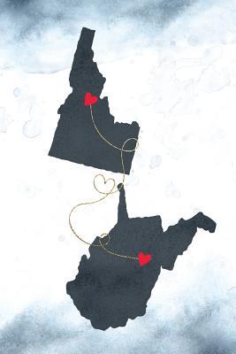 Read Online Idaho & West Virginia: Long Distance Out of State Notebook - Blank Lines -  file in ePub