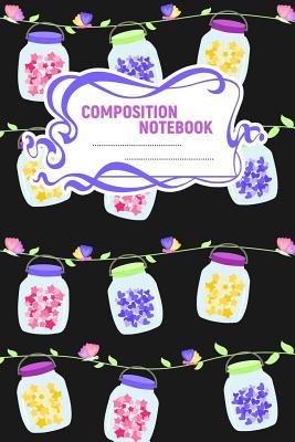 Read Online Composition Notebook: A 6x9 Inch Matte Softcover Paperback Notebook Journal With 120 Blank Lined Pages - Cursive Paper- Hearts, Hanging Jars, Butterflies -  file in PDF