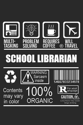 Read Online School Librarian Label: Blank Lined Journal, Funny Writing Notebook, Journal For Work, Daily Diary, Planner, Organizer for School librarians - Purr Corp Publishing | PDF
