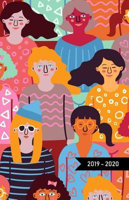 Full Download 2019 - 2020: 18 Month Agenda / Academic Planner from JULY 2019 through DECEMBER 2020 with yearly overviews, monthly & weekly layouts, schedule / People in a Crowd: Diversity (Monday start week) -  file in PDF