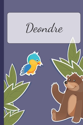Read Online Deondre: Personalized Notebooks - Sketchbook for Kids with Name Tag - Drawing for Beginners with 110 Dot Grid Pages - 6x9 / A5 size Name Notebook - Perfect as a Personal Gift - Planner and Journal for kids -  file in ePub