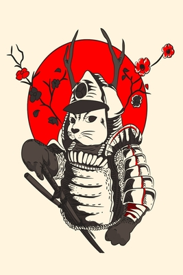 Download Notebook: Blood Moon Kawaii Cat Ninja College Ruled Lined Journal Book 110 pages 6 x 9 -  | ePub